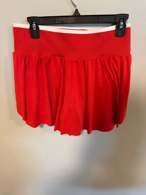 All In Motion Red High Rise 3” Athletic Skirt | Medium | Built-In Shorts